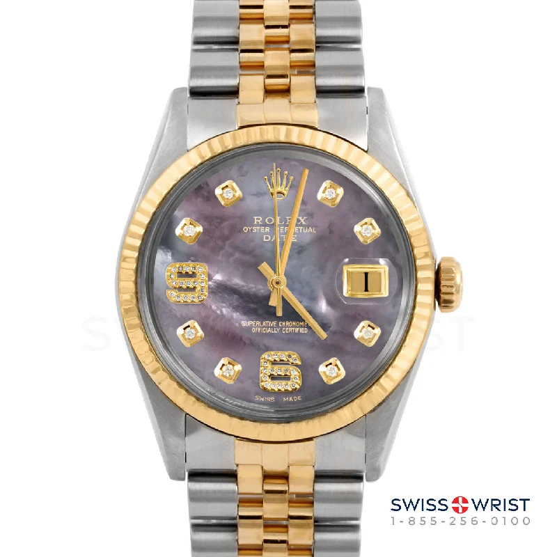 Rolex Date 34mm | 1500-TT-BMOP-8DA69-FLT-JBL