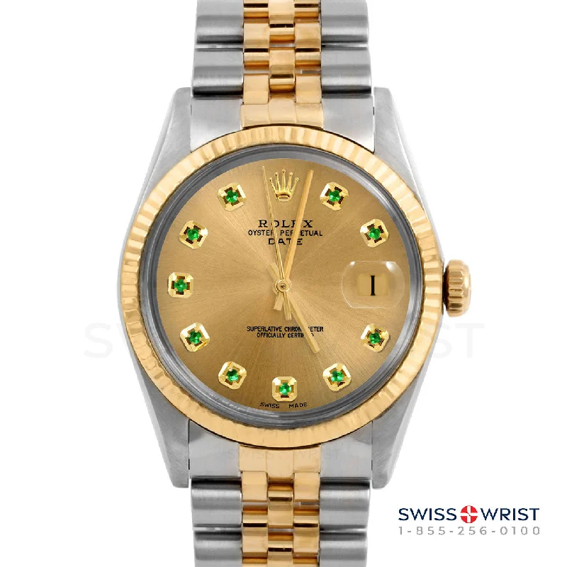 Rolex Date 34mm | 1500-TT-CHM-EMD-AM-SMT-JBL