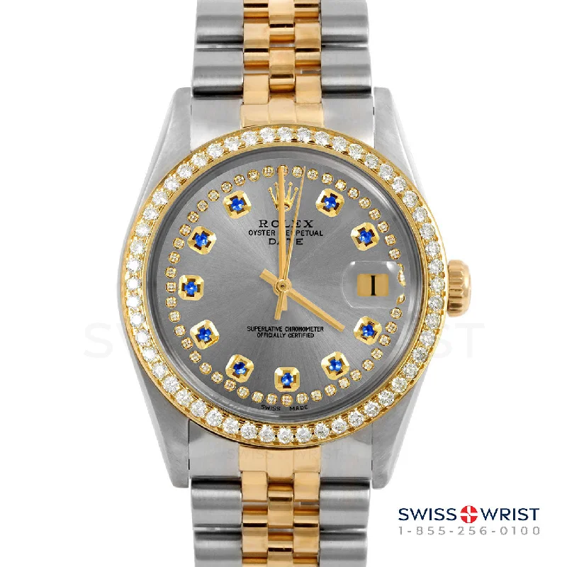 Rolex Date 34mm | 1500-TT-SLT-STRS-BDS-JBL