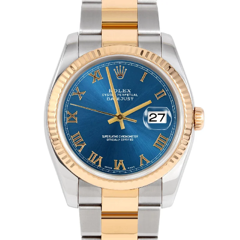 Rolex Datejust 36mm | 116233-BLU-ROM-FLT-OYS