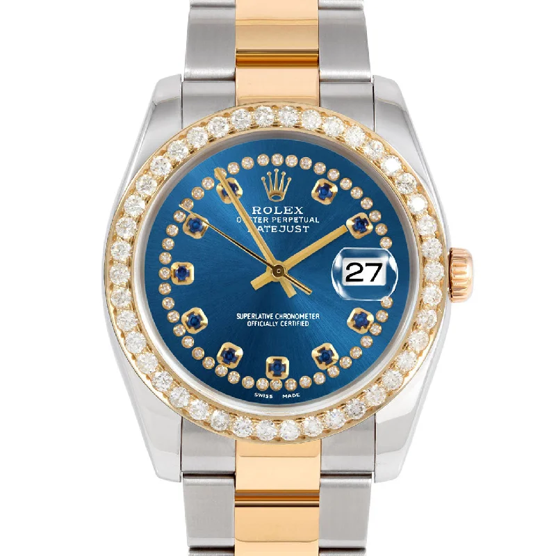 Rolex Datejust 36mm | 116233-BLU-STRS-25CT-OYS