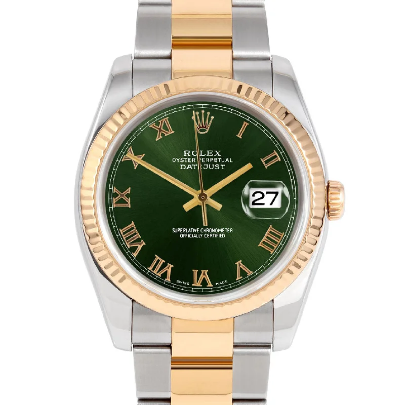 Rolex Datejust 36mm | 116233-GRN-ROM-FLT-OYS