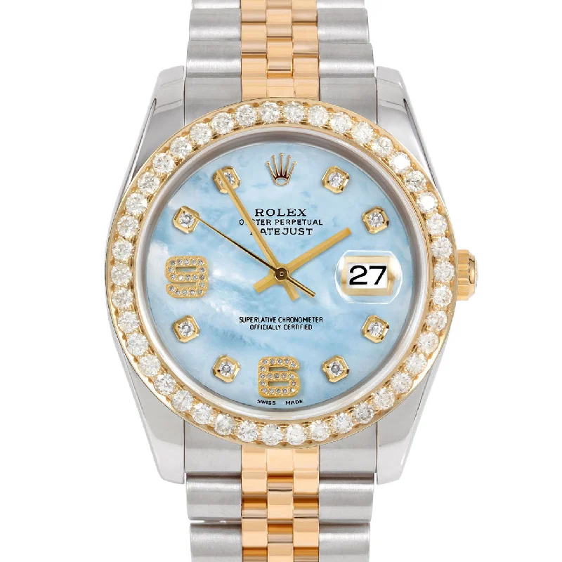 Rolex Datejust 36mm | 116233-LBMOP-8DA69-25CT-JBL