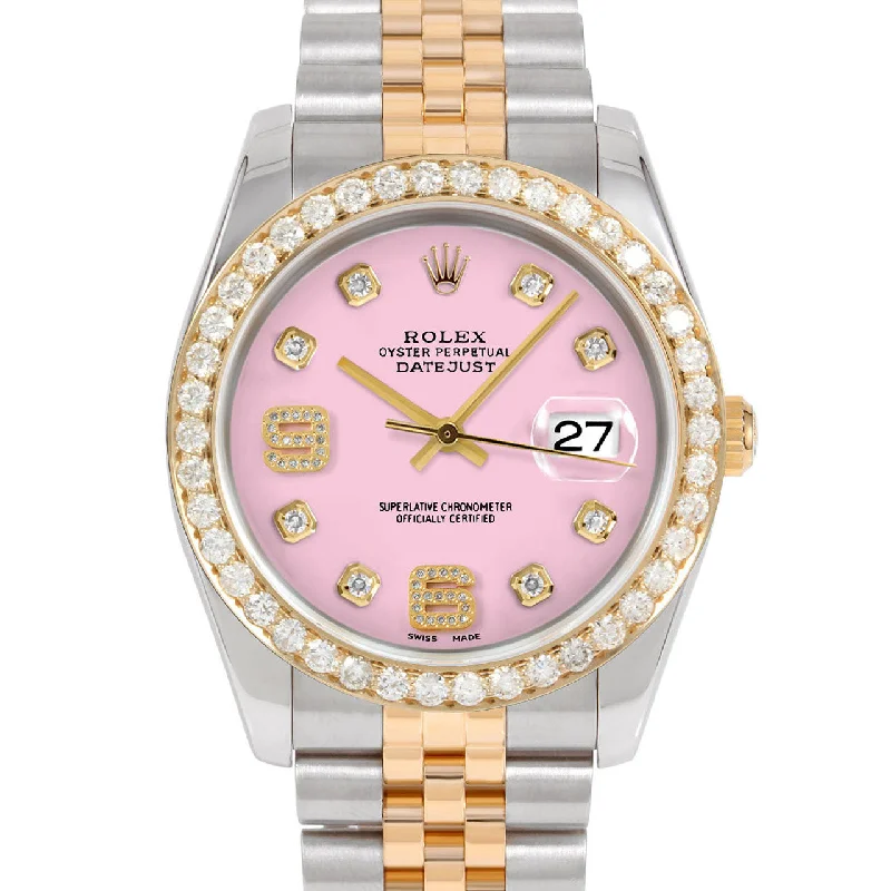 Rolex Datejust 36mm | 116233-PNK-8DA69-25CT-JBL