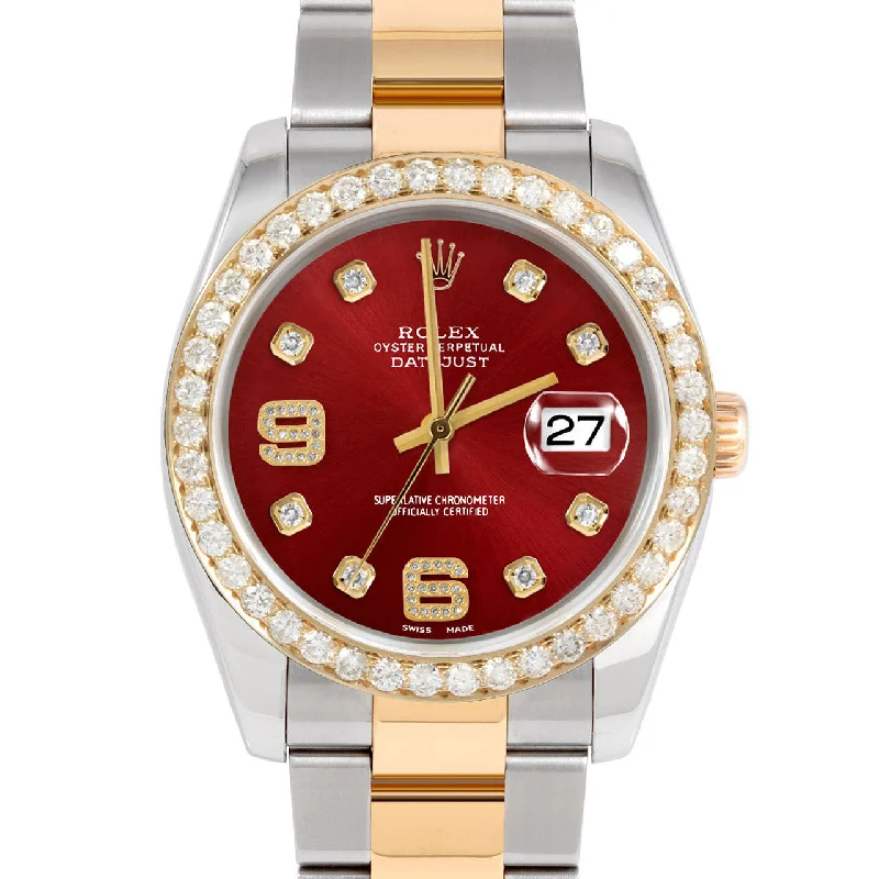 Rolex Datejust 36mm | 116233-RED-8DA69-25CT-OYS