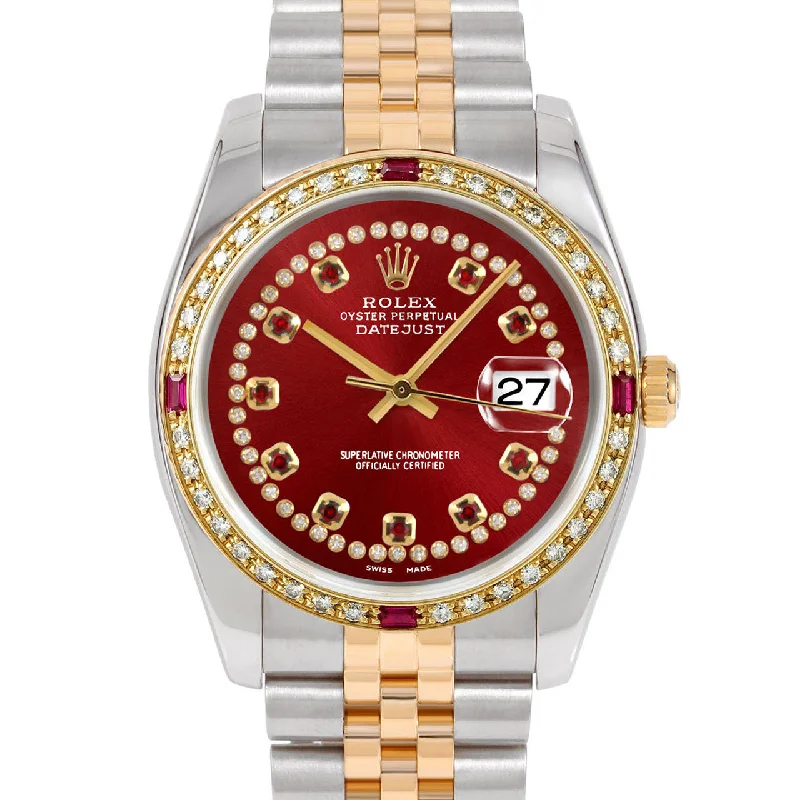 Rolex Datejust 36mm | 116233-RED-STRR-4RBY-JBL