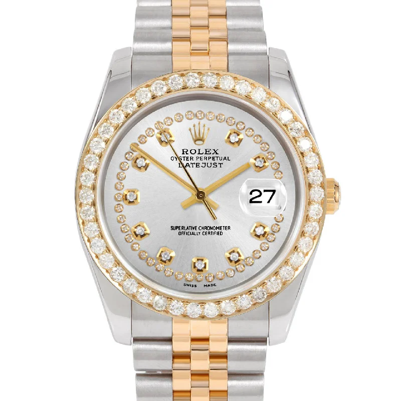 Rolex Datejust 36mm | 116233-SLV-STRD-25CT-JBL