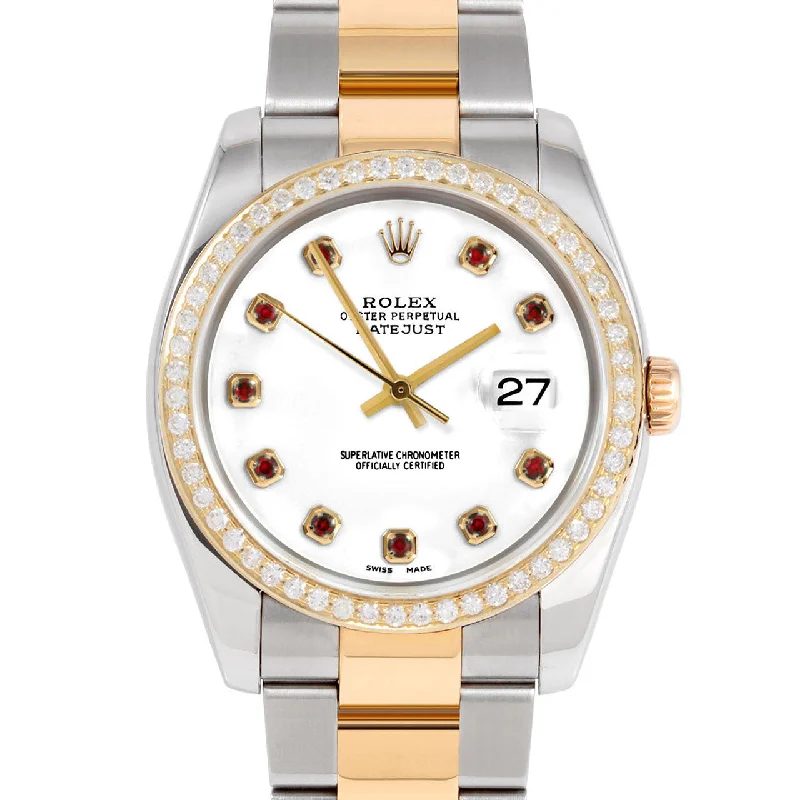 Rolex Datejust 36mm | 116233-WHT-RBY-AM-BDS-OYS