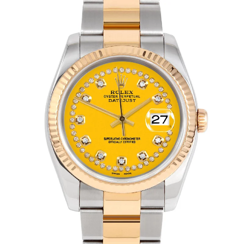 Rolex Datejust 36mm | 116233-YLW-STRD-FLT-OYS