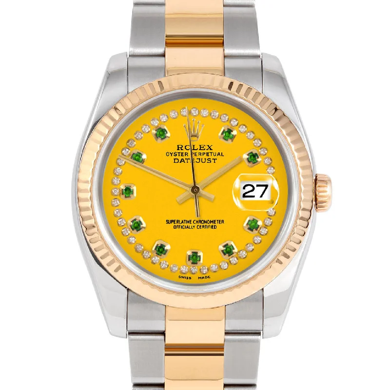 Rolex Datejust 36mm | 116233-YLW-STRE-FLT-OYS