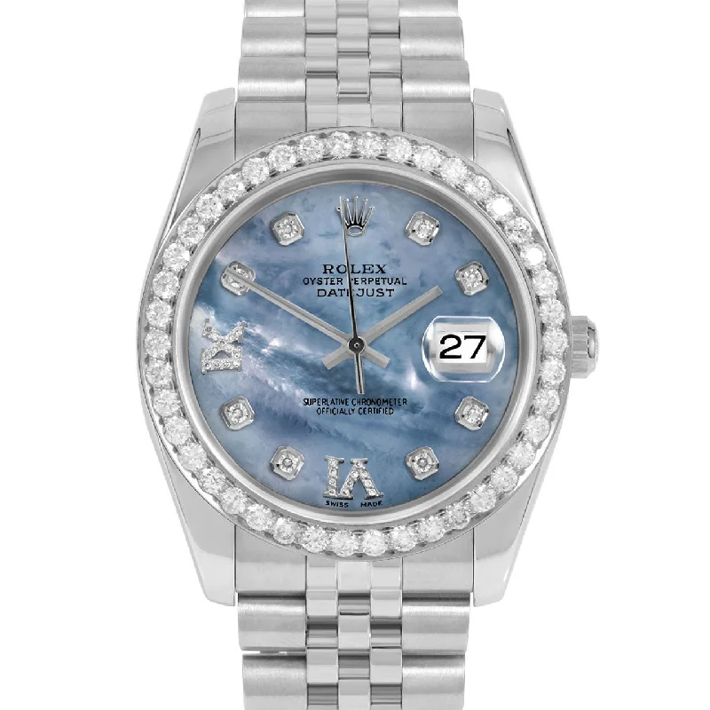 Rolex Datejust 36mm | 116234-BLMOP-8DR69-25CT-JBL