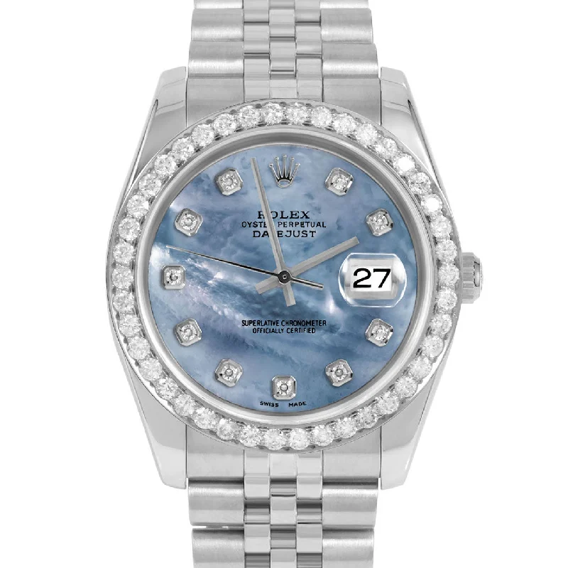 Rolex Datejust 36mm | 116234-BLMOP-DIA-AM-25CT-JBL