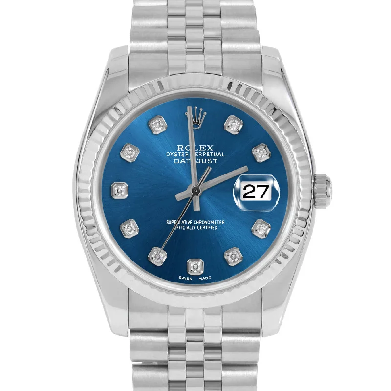 Rolex Datejust 36mm | 116234-BLU-DIA-AM-FLT-JBL