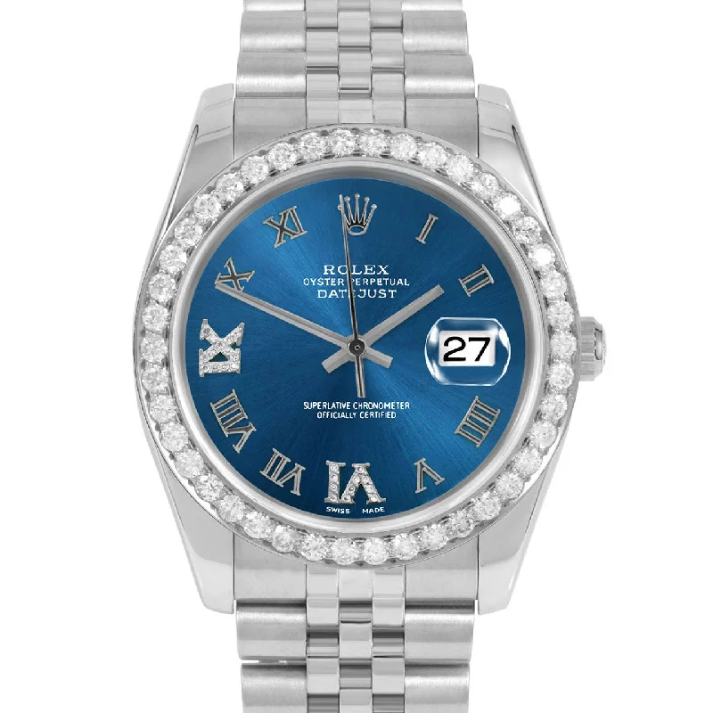 Rolex Datejust 36mm | 116234-BLU-RDR69-25CT-JBL