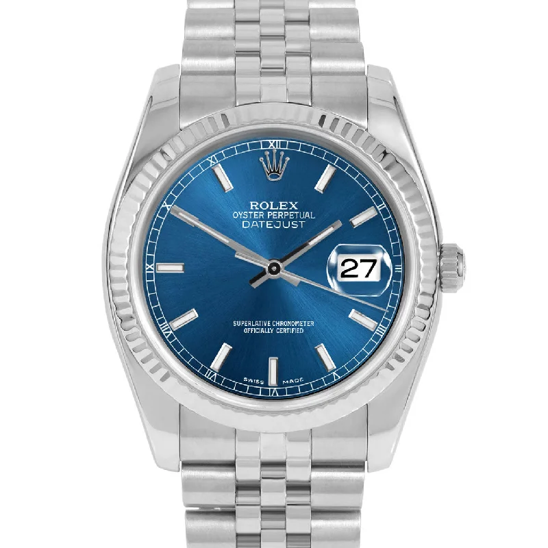 Rolex Datejust 36mm | 116234-BLU-STK-FLT-JBL