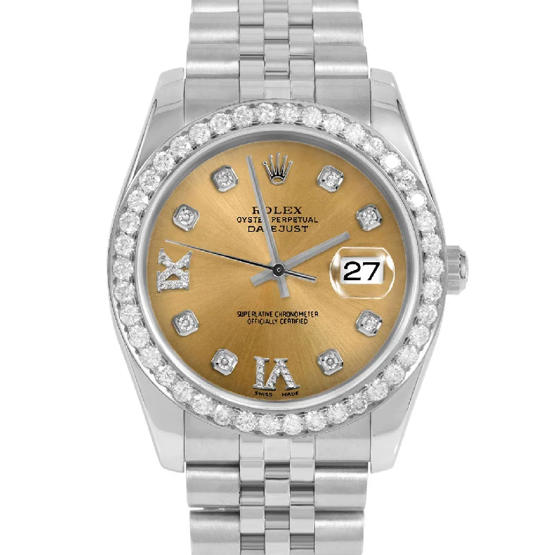 Rolex Datejust 36mm | 116234-CHM-8DR69-25CT-JBL