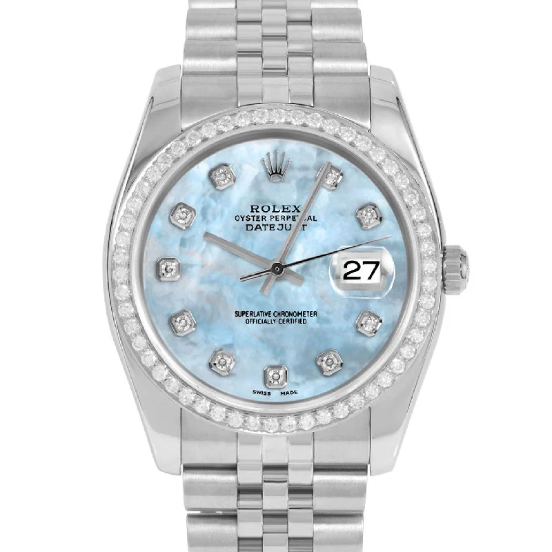 Rolex Datejust 36mm | 116234-LBMOP-DIA-AM-BDS-JBL