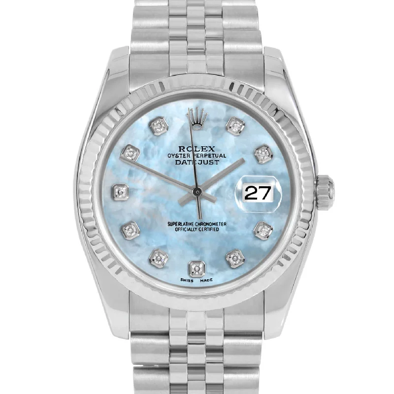 Rolex Datejust 36mm | 116234-LBMOP-DIA-AM-FLT-JBL