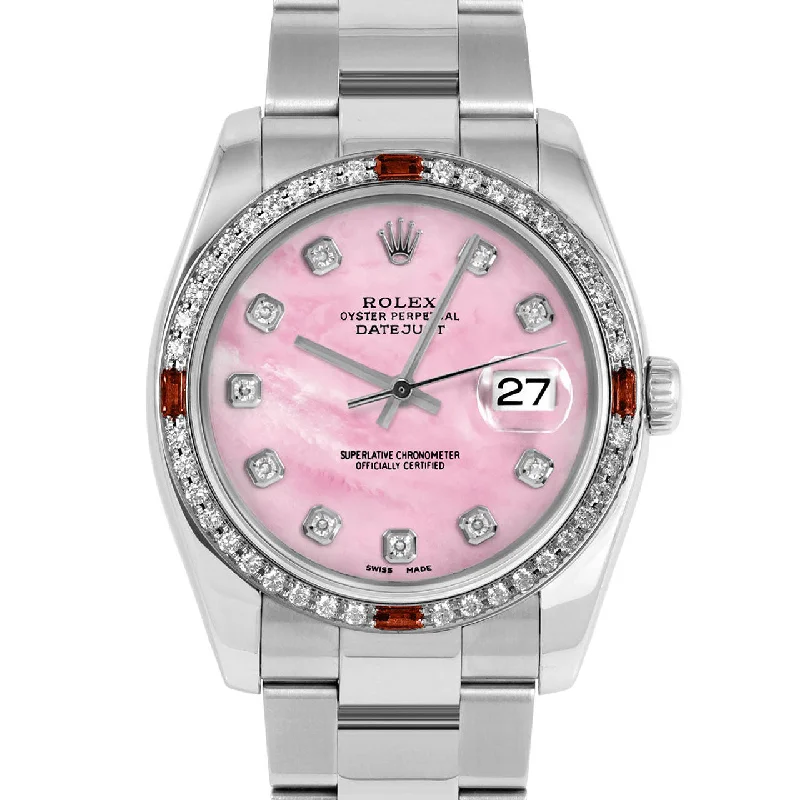 Rolex Datejust 36mm | 116234-PMOP-DIA-AM-4RBY-OYS