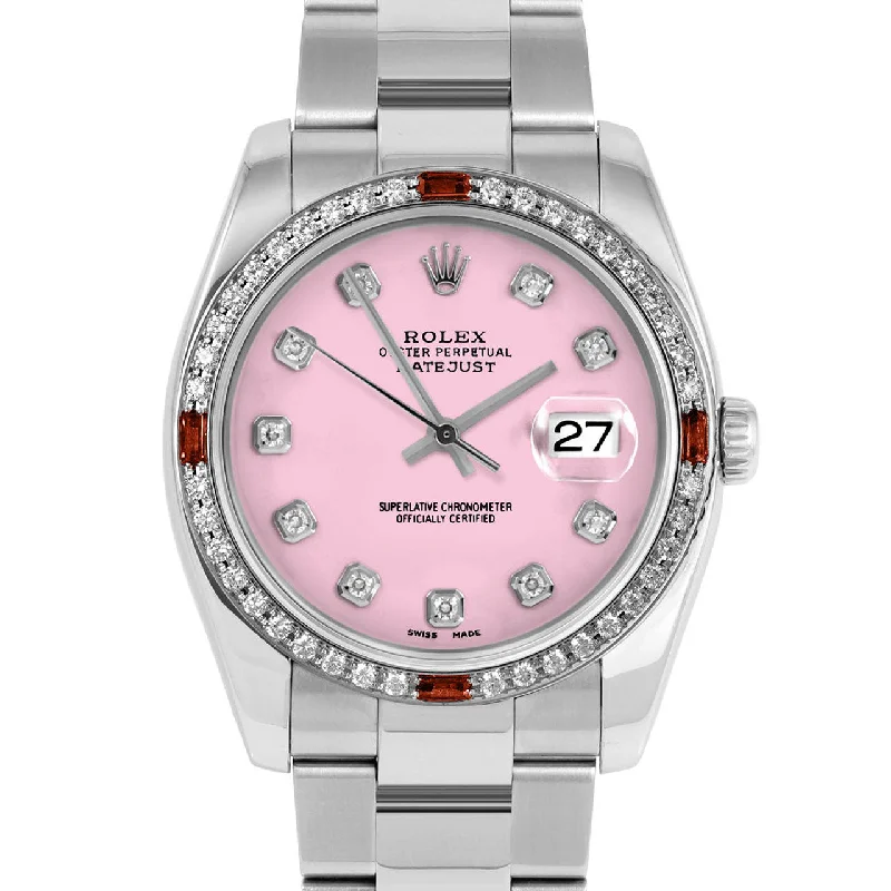 Rolex Datejust 36mm | 116234-PNK-DIA-AM-4RBY-OYS