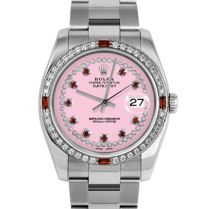 Rolex Datejust 36mm | 116234-PNK-STRR-4RBY-OYS