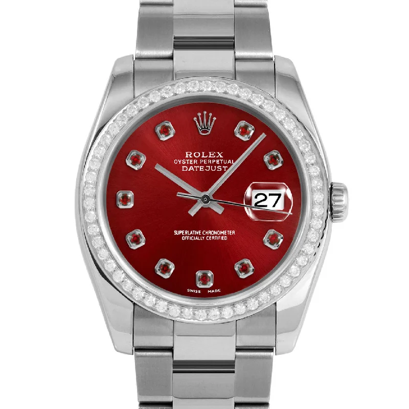 Rolex Datejust 36mm | 116234-RED-RBY-AM-BDS-OYS