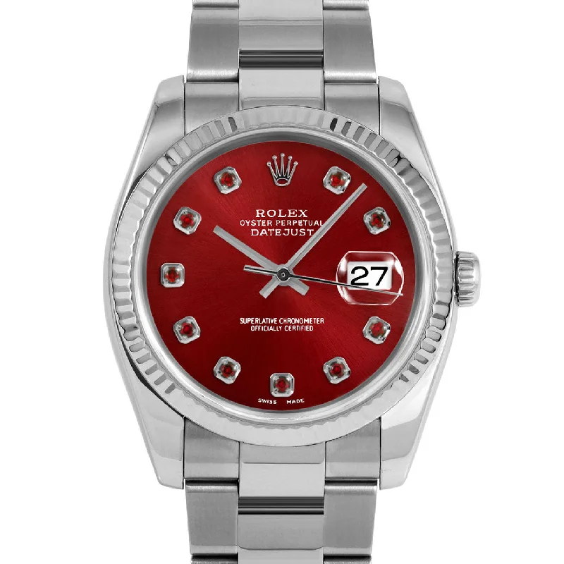 Rolex Datejust 36mm | 116234-RED-RBY-AM-FLT-OYS