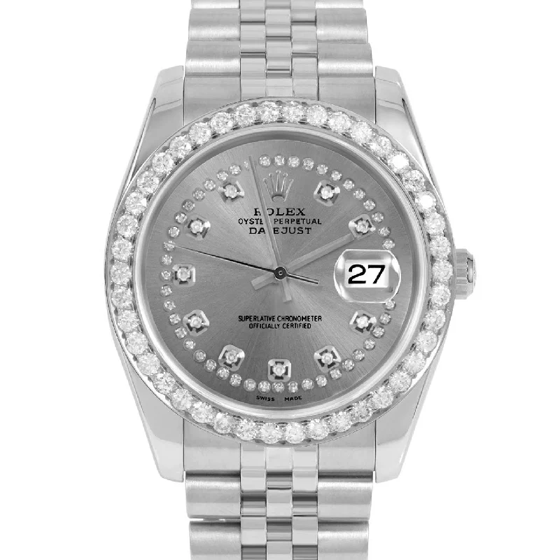 Rolex Datejust 36mm | 116234-SLT-STRD-25CT-JBL