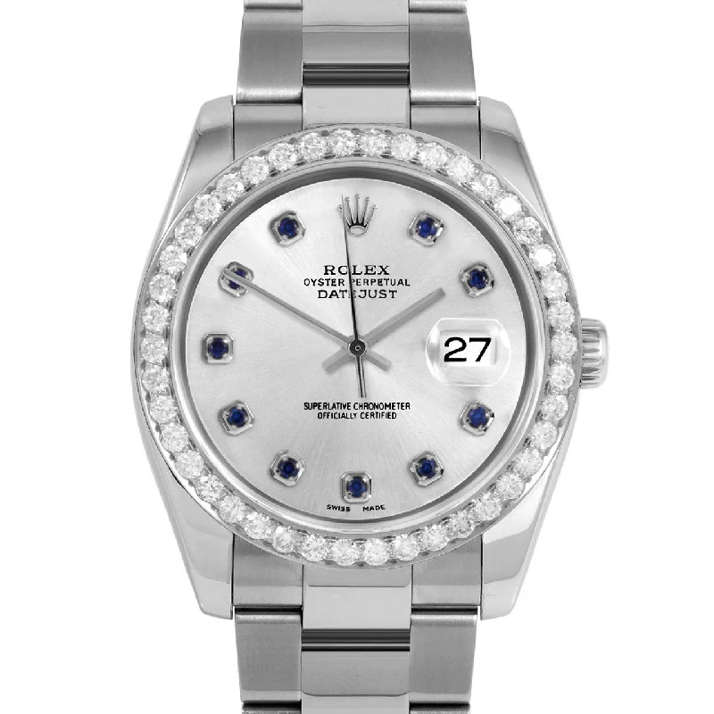 Rolex Datejust 36mm | 116234-SLV-SPH-AM-25CT-OYS