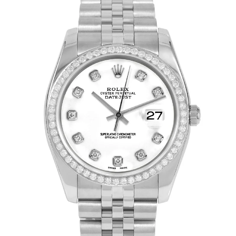 Rolex Datejust 36mm | 116234-WHT-DIA-AM-BDS-JBL