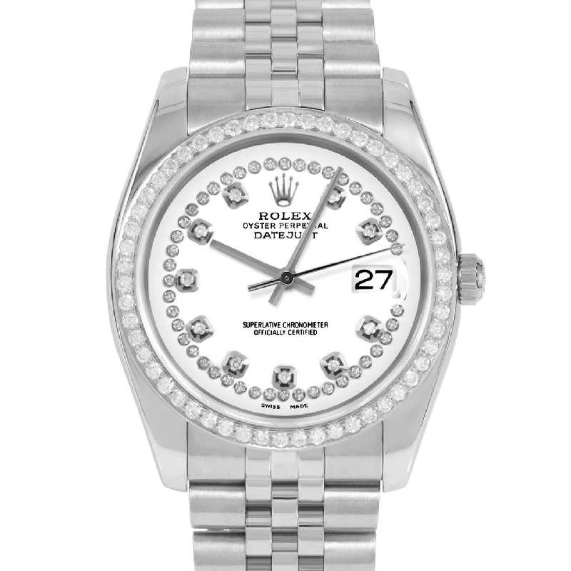 Rolex Datejust 36mm | 116234-WHT-STRD-BDS-JBL