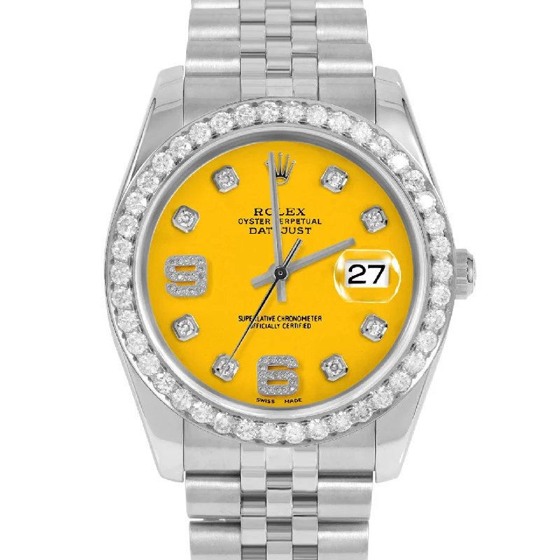 Rolex Datejust 36mm | 116234-YLW-8DA69-25CT-JBL