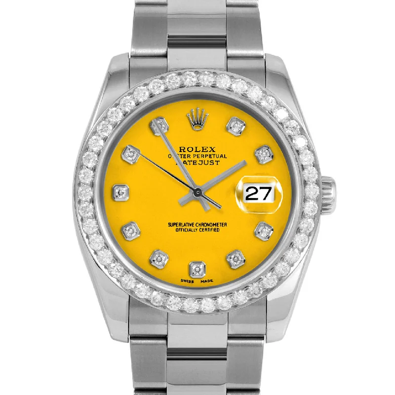 Rolex Datejust 36mm | 116234-YLW-DIA-AM-25CT-OYS