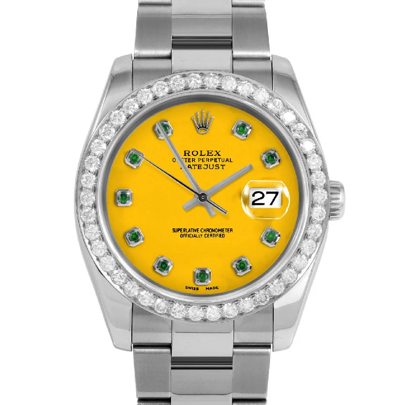 Rolex Datejust 36mm | 116234-YLW-EMD-AM-25CT-OYS