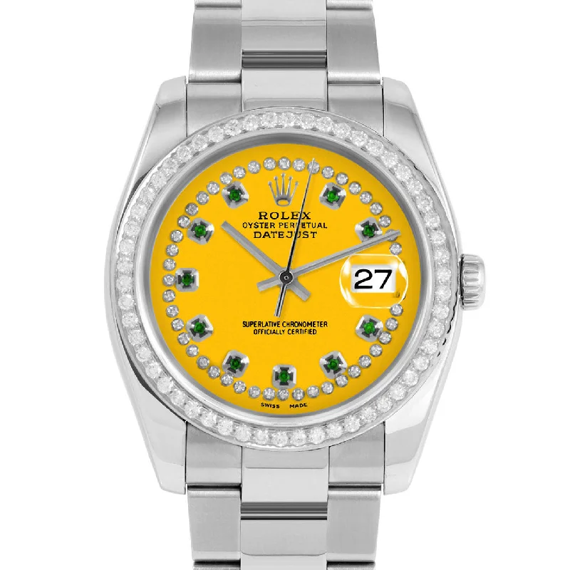 Rolex Datejust 36mm | 116234-YLW-STRE-BDS-OYS