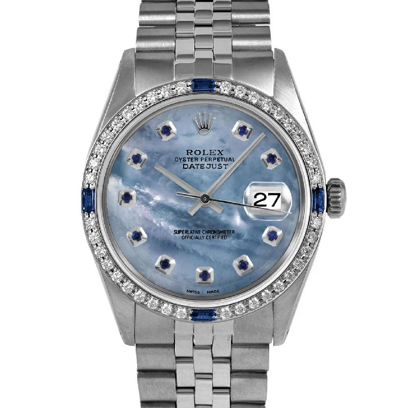 Rolex Datejust 36mm | 1601-SS-BLMOP-SPH-AM-4SPH-JBL