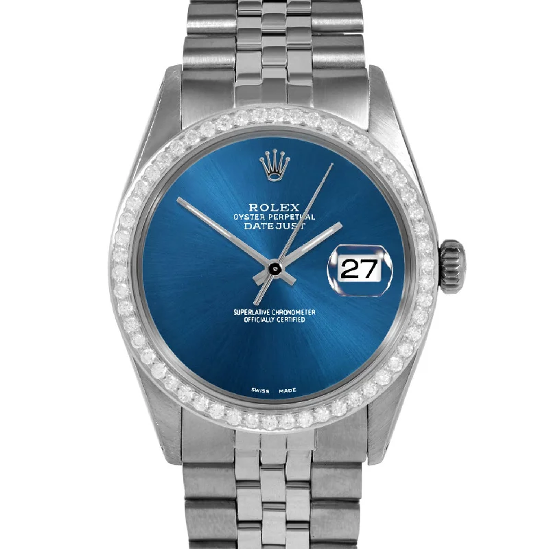 Rolex Datejust 36mm | 1601-SS-BLU-NOHM-BDS-JBL