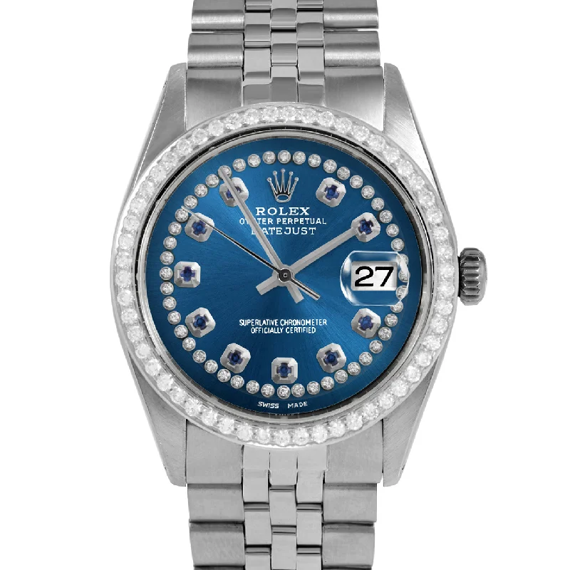 Rolex Datejust 36mm | 1601-SS-BLU-STRS-BDS-JBL