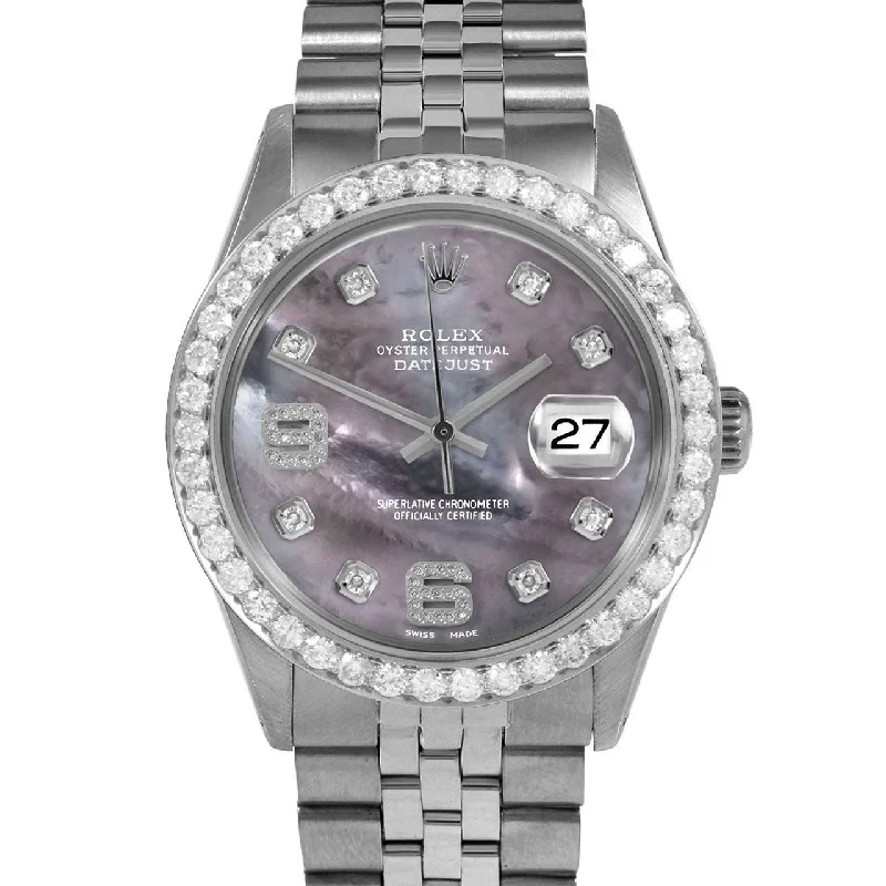 Rolex Datejust 36mm | 1601-SS-BMOP-8DA69-25CT-JBL