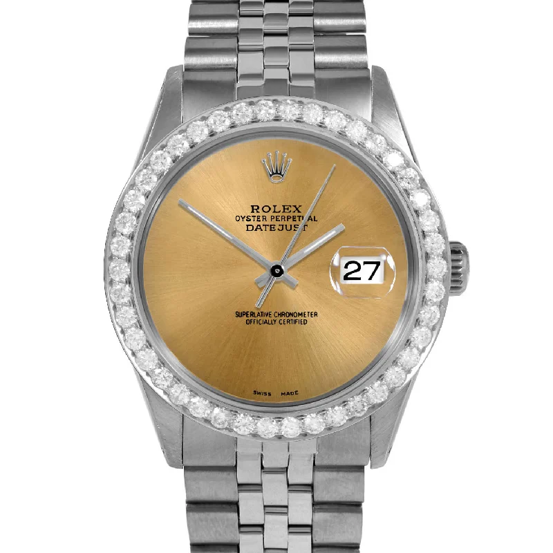 Rolex Datejust 36mm | 1601-SS-CHM-NOHM-25CT-JBL