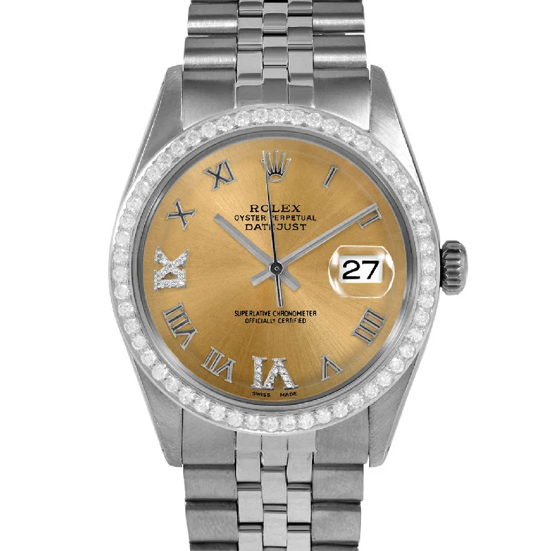 Rolex Datejust 36mm | 1601-SS-CHM-RDR69-BDS-JBL