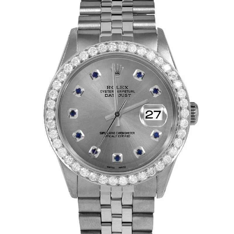 Rolex Datejust 36mm | 1601-SS-SLT-SPH-AM-25CT-JBL