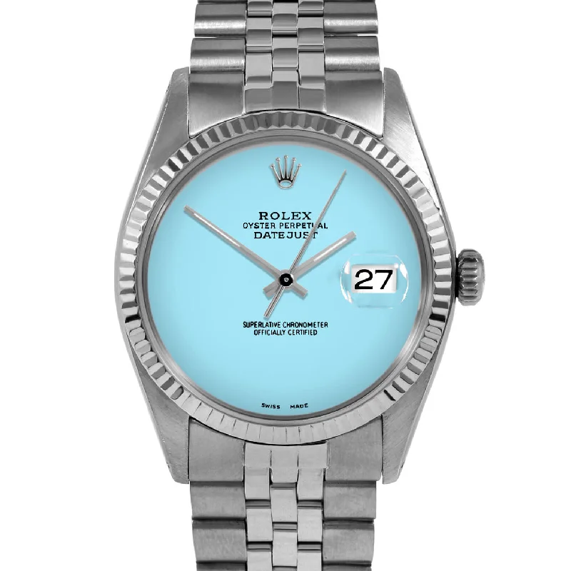 Rolex Datejust 36mm | 1601-SS-TRQ-NOHM-FLT-JBL