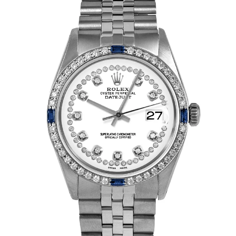 Rolex Datejust 36mm | 1601-SS-WHT-STRD-4SPH-JBL