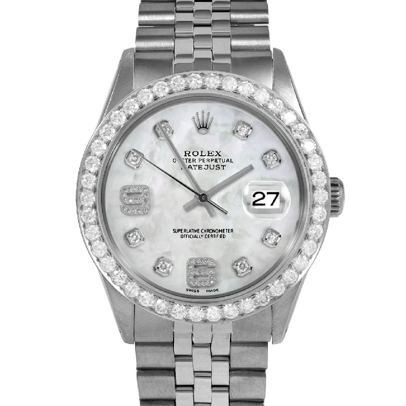 Rolex Datejust 36mm | 1601-SS-WMOP-8DA69-25CT-JBL