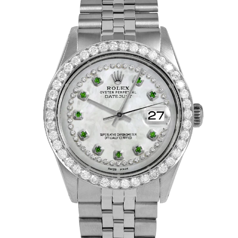 Rolex Datejust 36mm | 1601-SS-WMOP-STRE-25CT-JBL