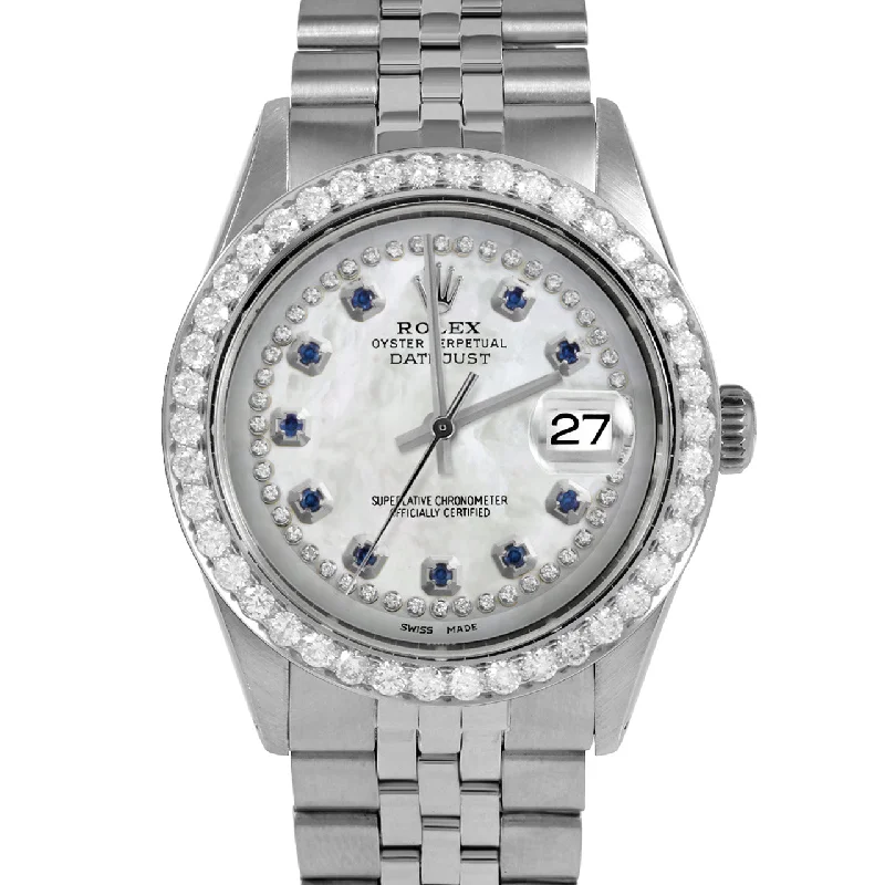 Rolex Datejust 36mm | 1601-SS-WMOP-STRS-25CT-JBL