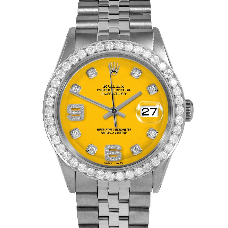 Rolex Datejust 36mm | 1601-SS-YLW-8DA69-25CT-JBL