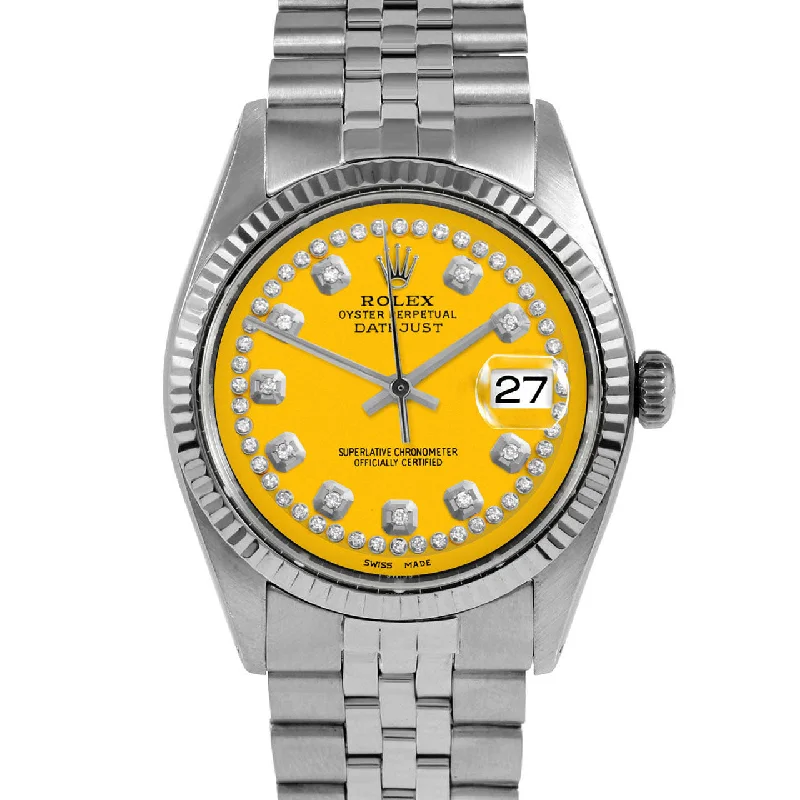 Rolex Datejust 36mm | 1601-SS-YLW-STRD-FLT-JBL