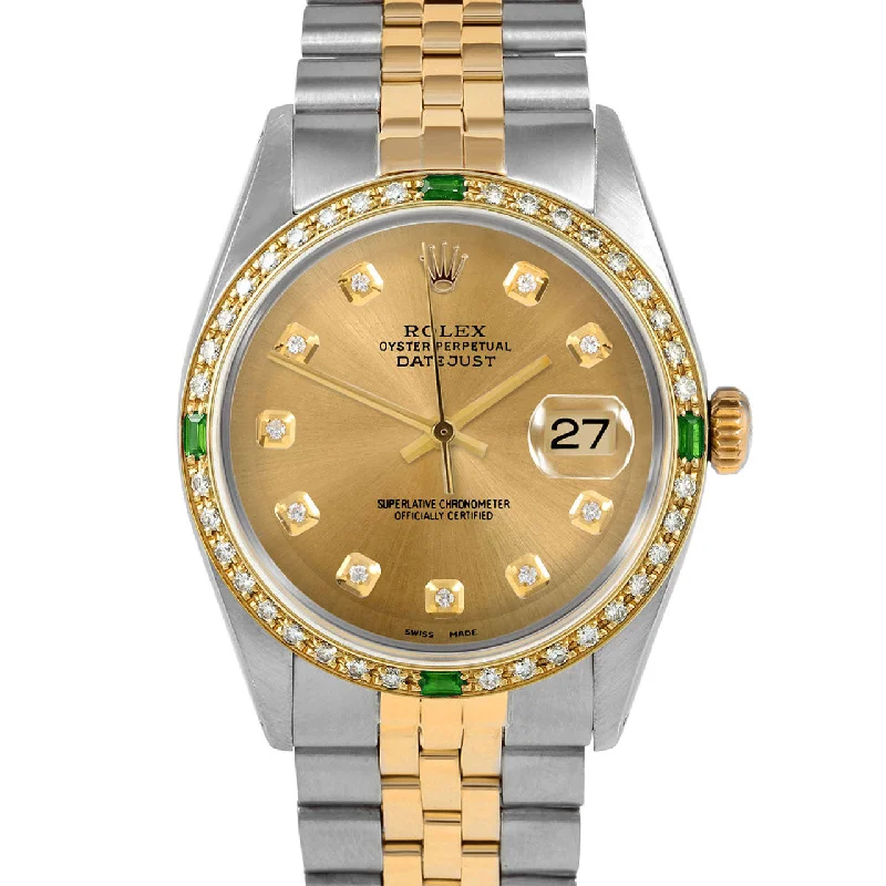 Rolex Datejust 36mm | 1601-TT-CHM-DIA-AM-4EMD-JBL